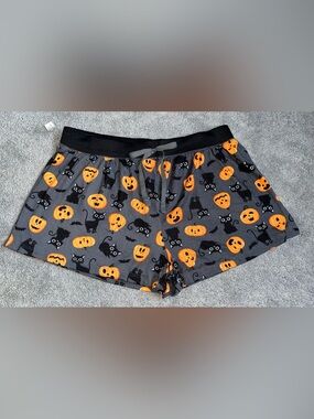 NWT Pillow Talk Halloween Black Cats Lounge Shorts Large